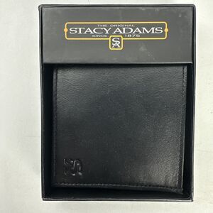 Stacy Adams Black Leather Men's Wallet Bifold